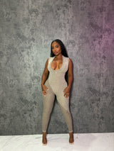 Nude 2 Tone Jumpsuit