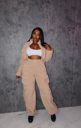 Nude Teddy pant set