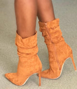 Camel ankle bootie - Shop Luxe Life Boutique